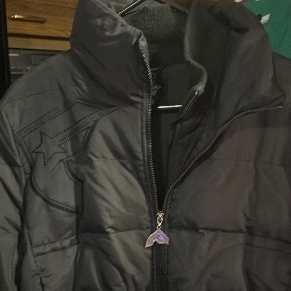 Men's Black Puffer Jacket